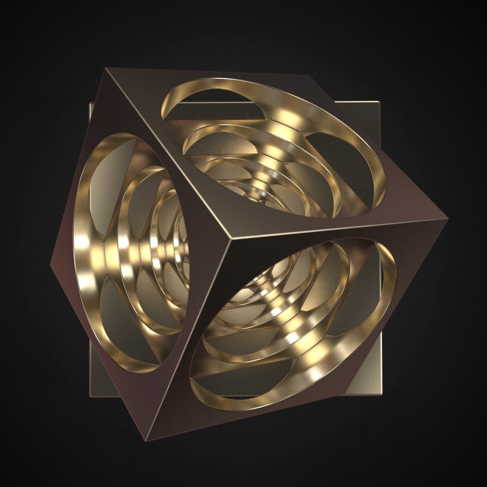 Turners Cube 3D print model_2