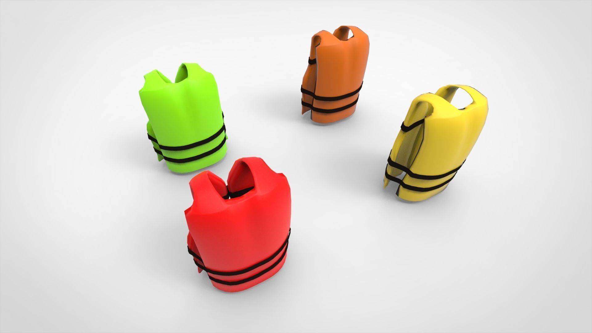 Life Jacket 3D model_4