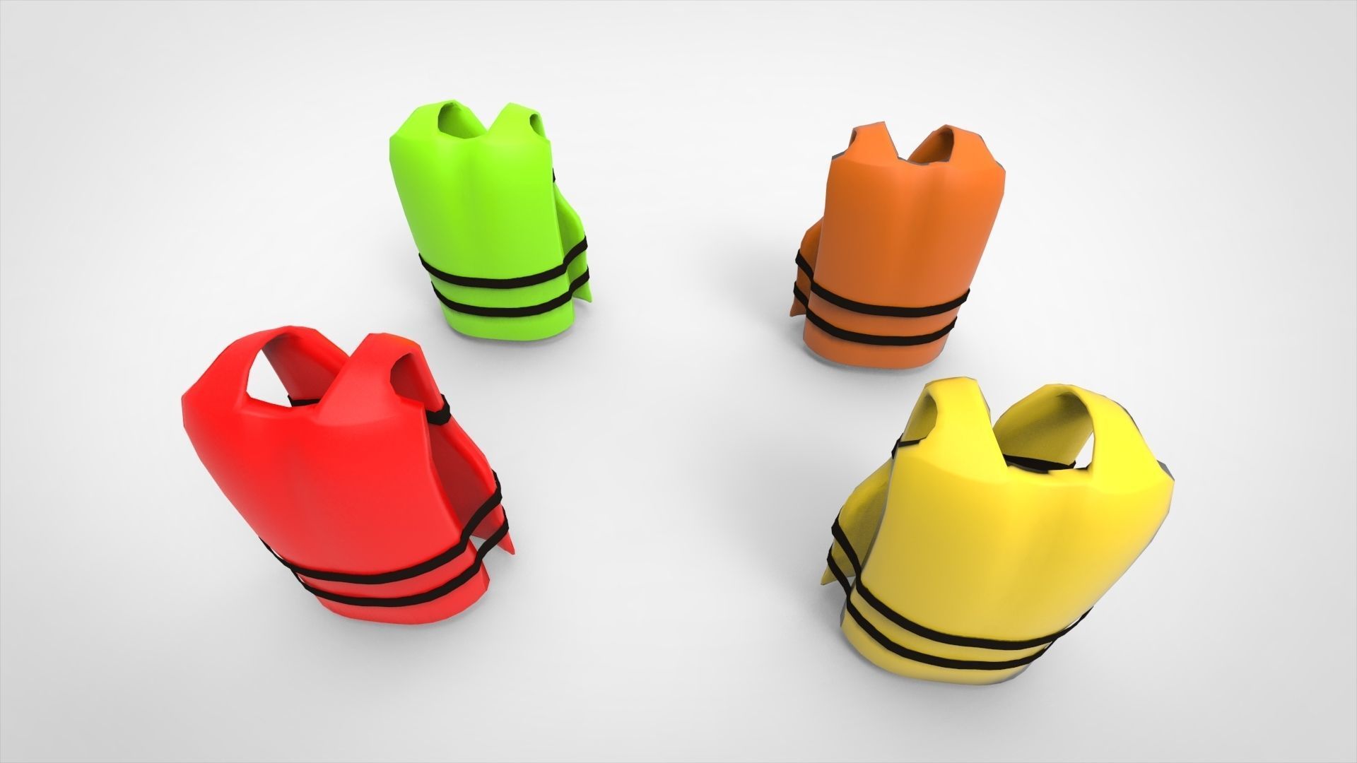 Life Jacket 3D model_9