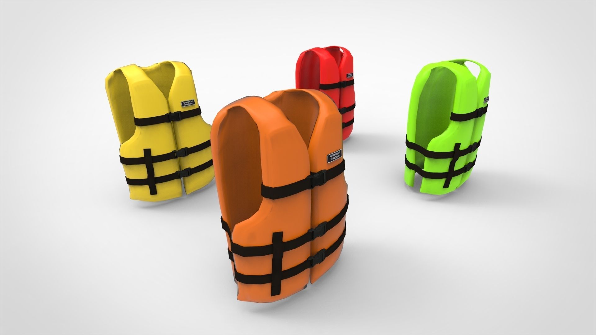 Life Jacket 3D model_5