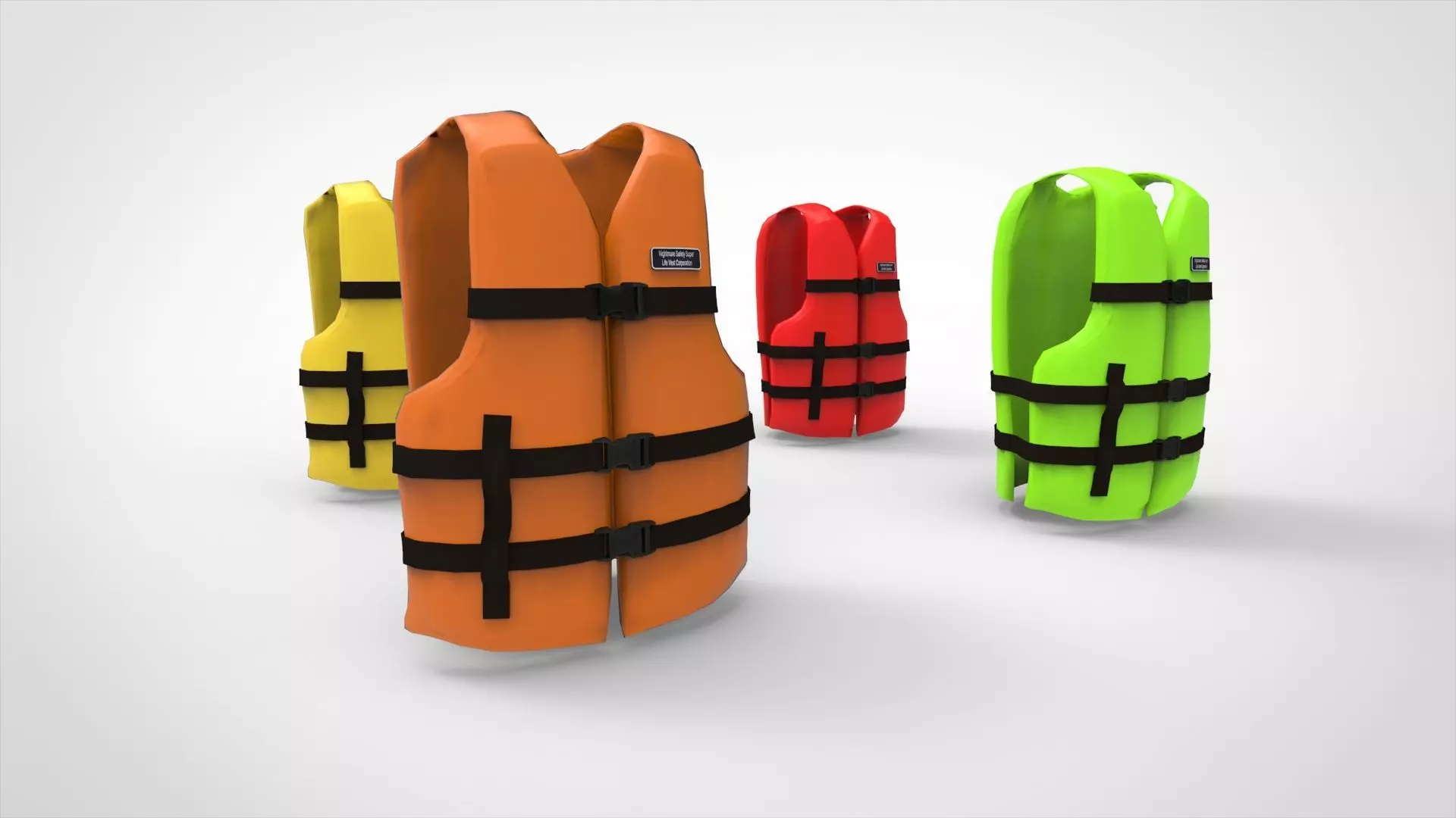 Life Jacket 3D model_0