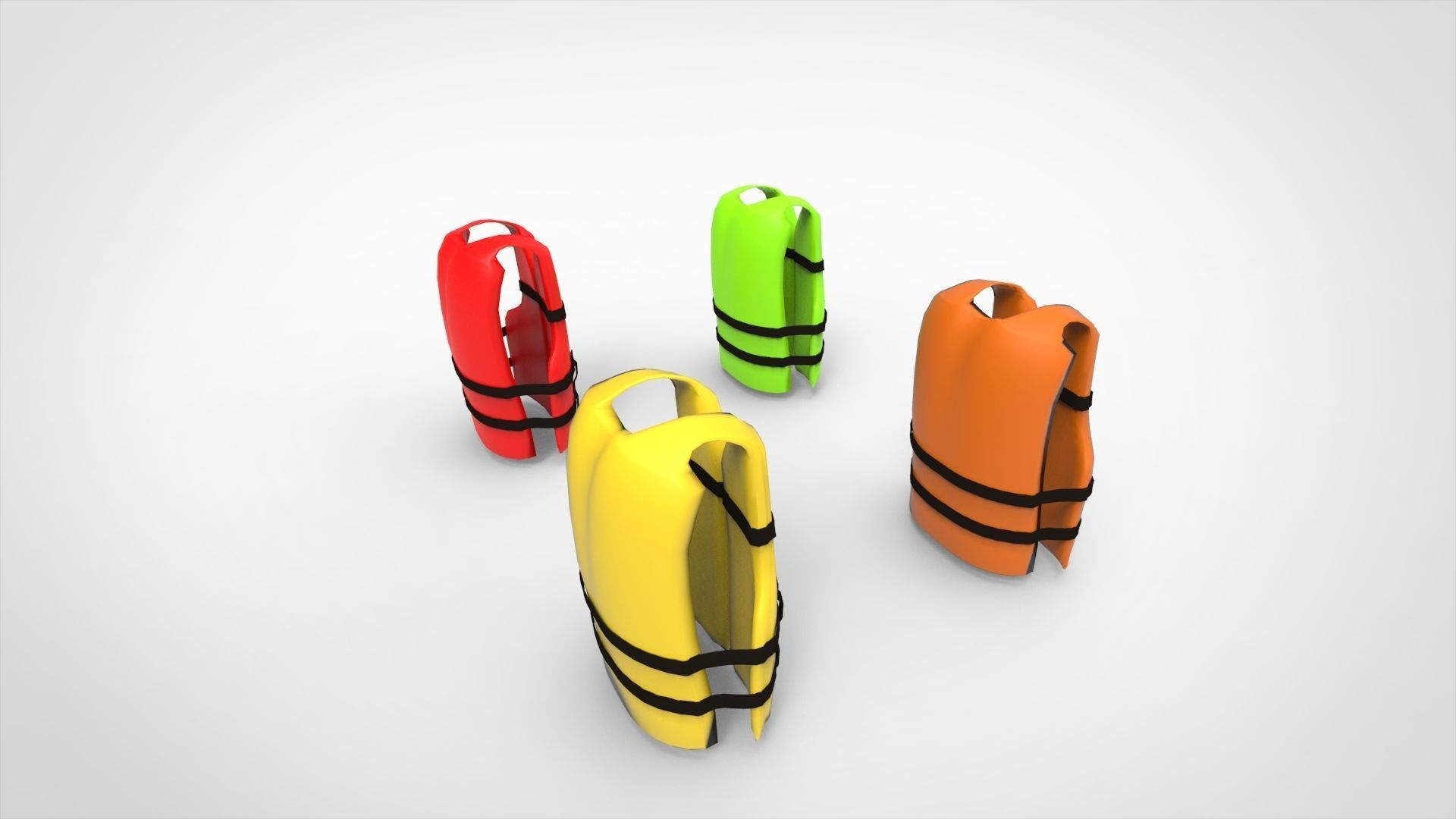 Life Jacket 3D model_10