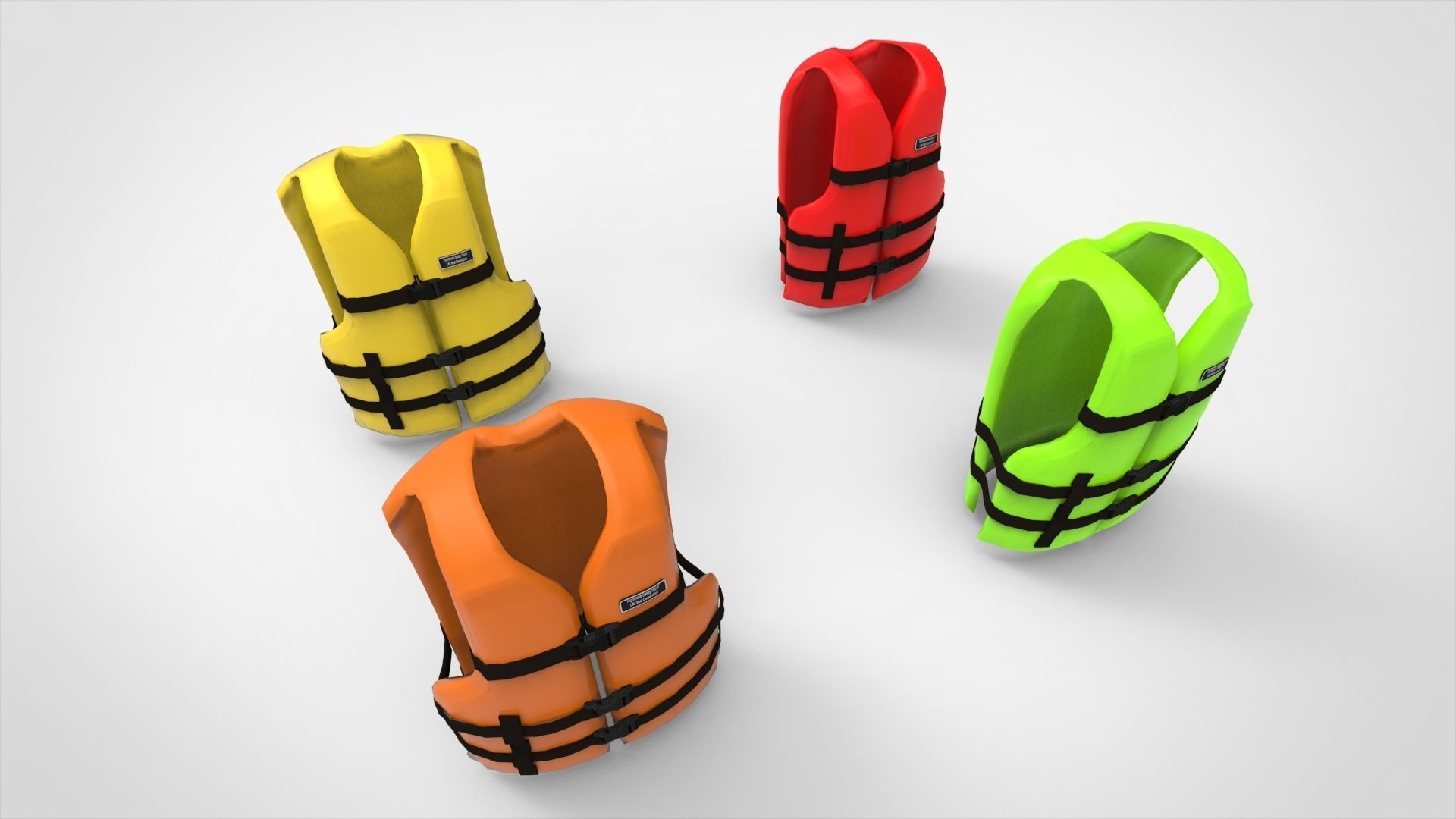 Life Jacket 3D model_6