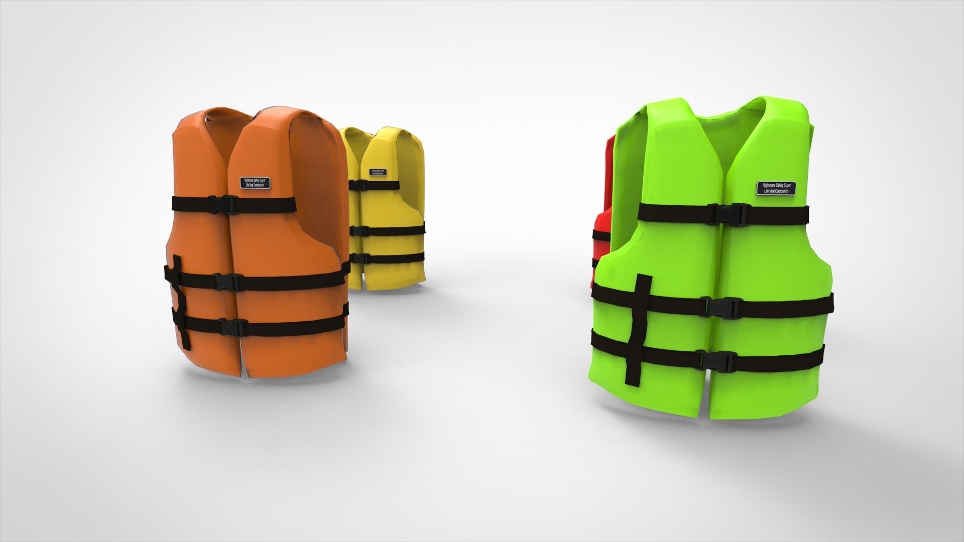 Life Jacket 3D model_7
