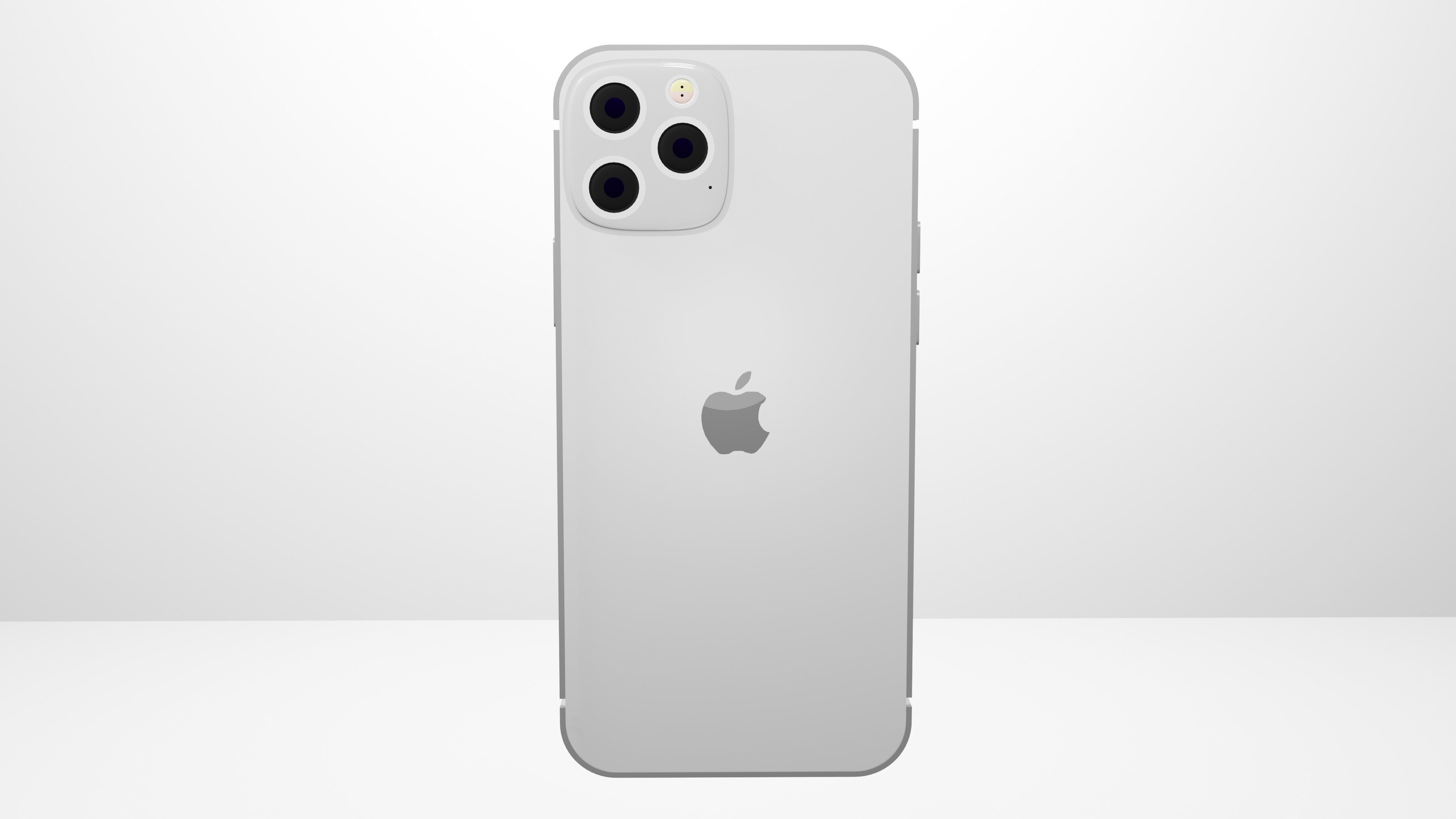  Iphone 12  3d Model Low-poly 3D model_3