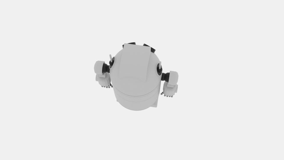  Robo Cylinder White 3D model_3