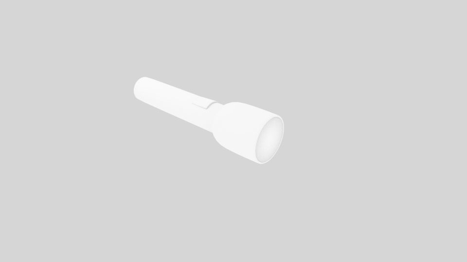 Flashlight Low-poly 3D model_4