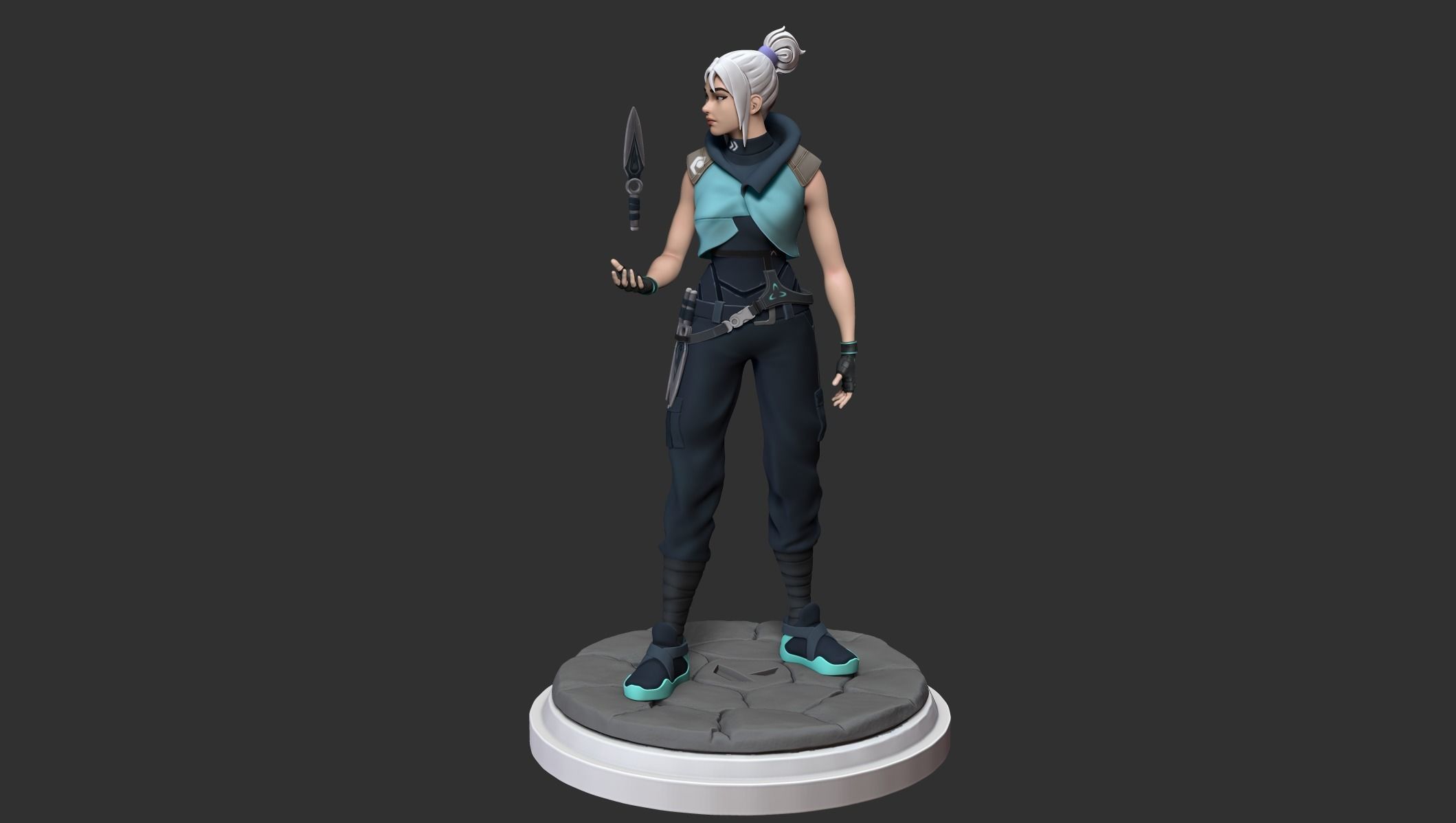 Valorant Jett - STL for 3D printing 3D print model_2