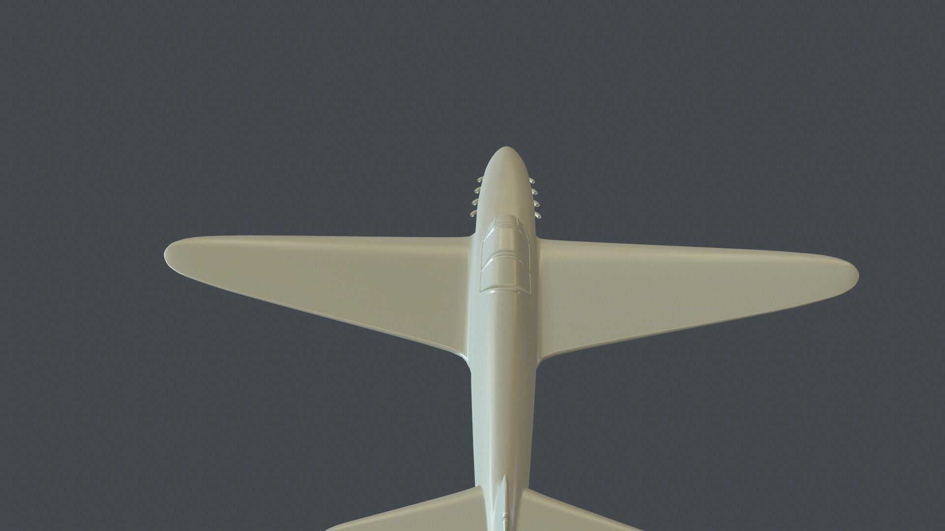 Yak-1 fighter model for 3D-printing 3D print model_9