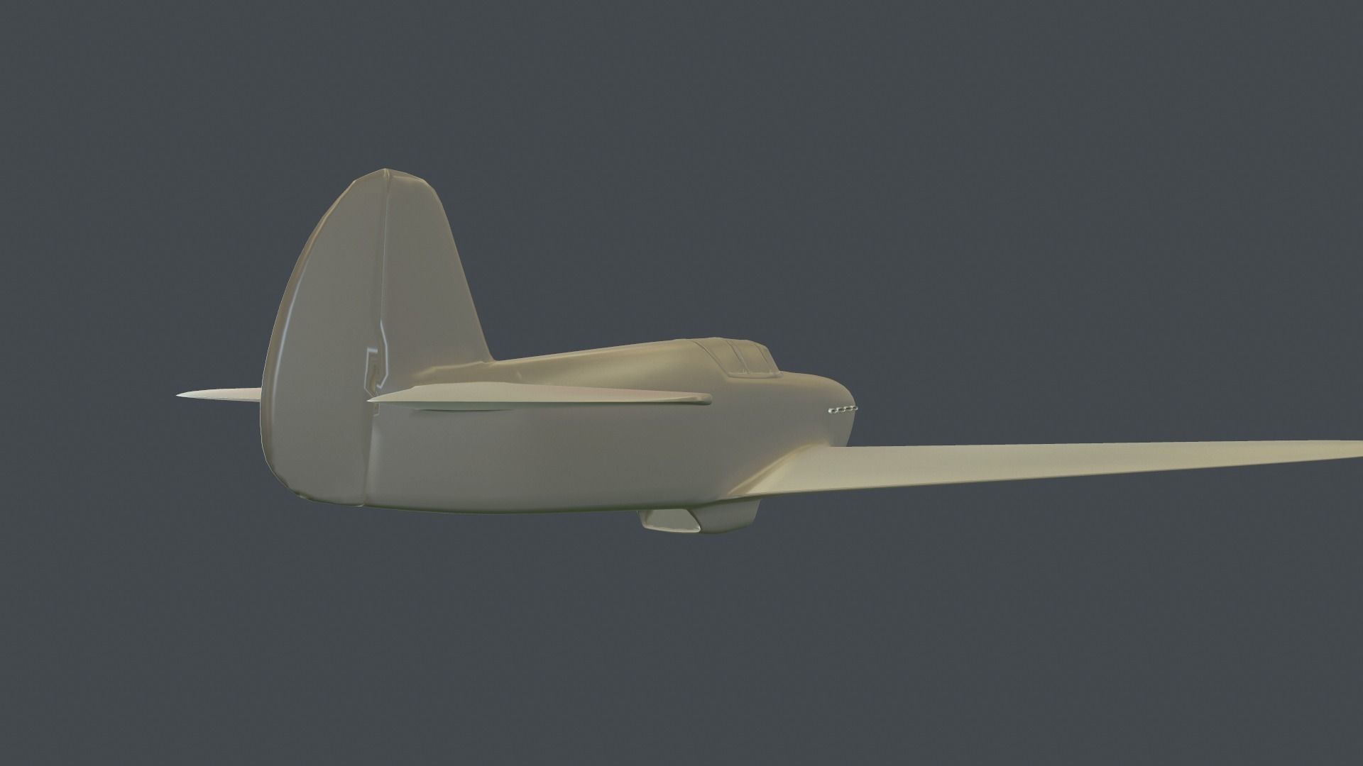 Yak-1 fighter model for 3D-printing 3D print model_7