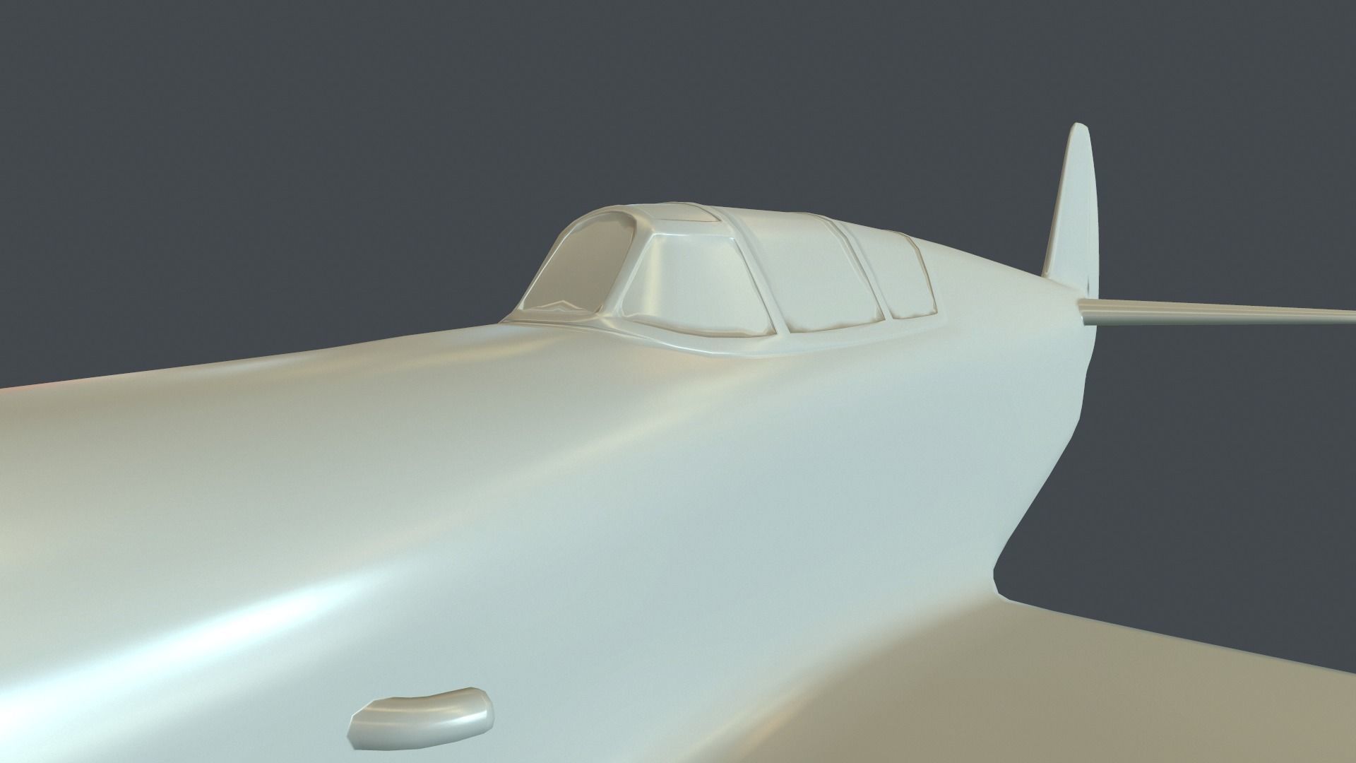 Yak-1 fighter model for 3D-printing 3D print model_10