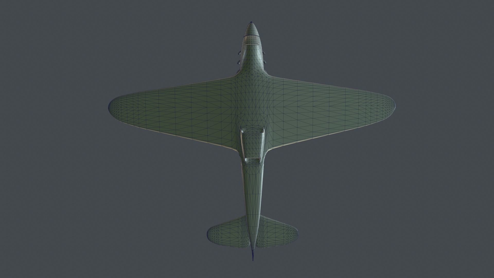 Yak-1 fighter model for 3D-printing 3D print model_18