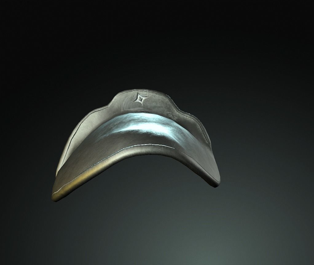 Japan Samurai Sode Low-poly 3D model_2
