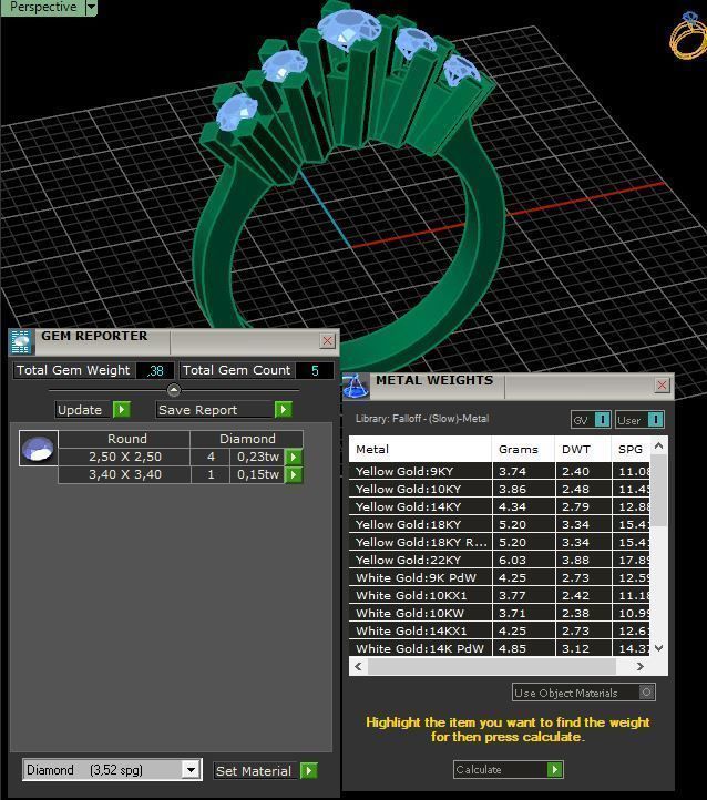 Engagement Diamond Ring 3D print model_8