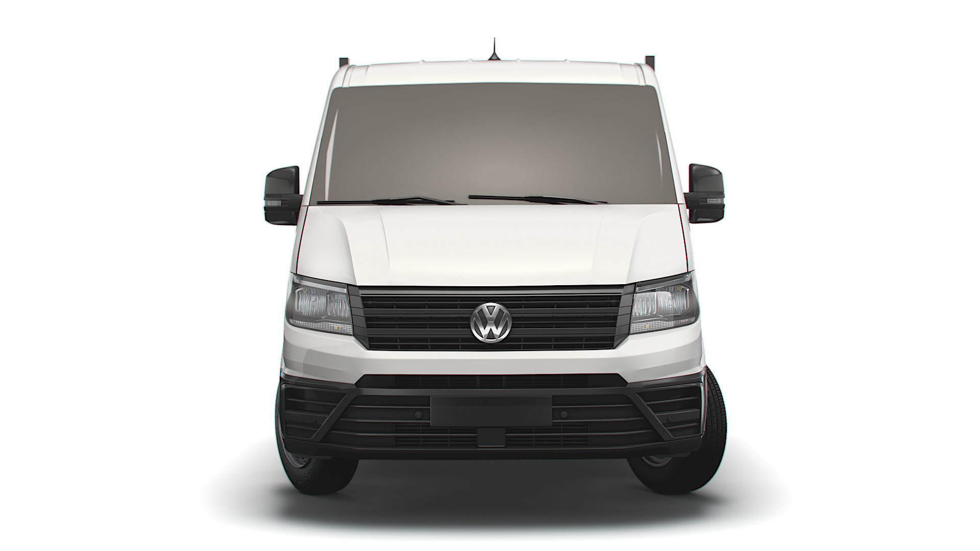 VW Crafter Double Cab Tipper 2021 3D model_4