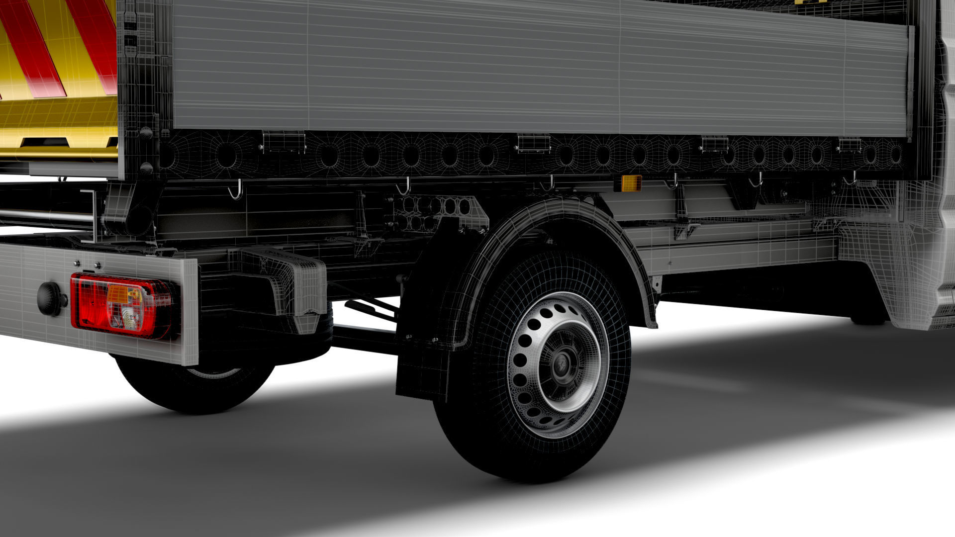 VW Crafter Double Cab Tipper 2021 3D model_19