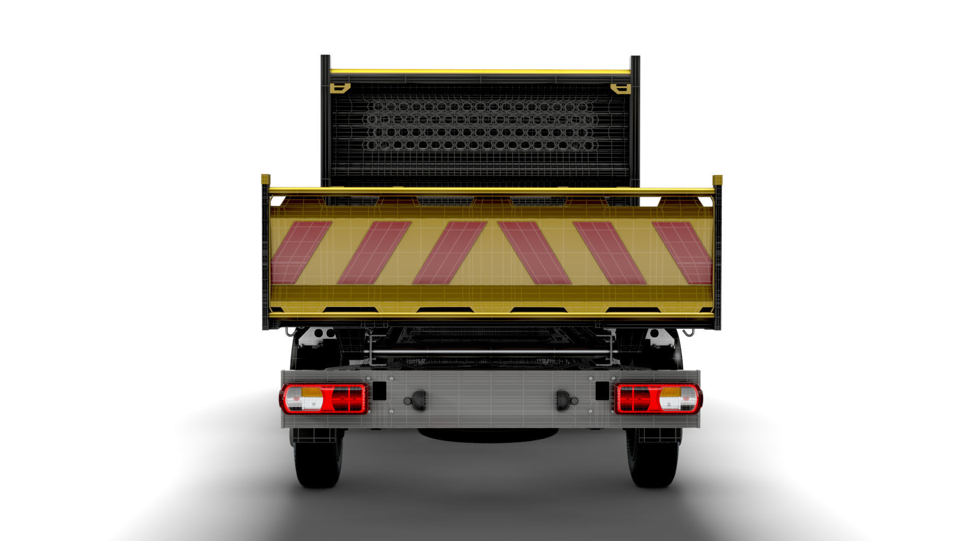 VW Crafter Double Cab Tipper 2021 3D model_18