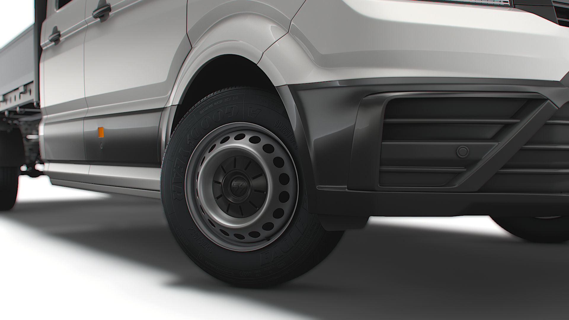 VW Crafter Double Cab Tipper 2021 3D model_3