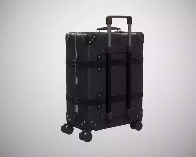 Gucci Globe-Trotter GG canvas luggage suitcase Black