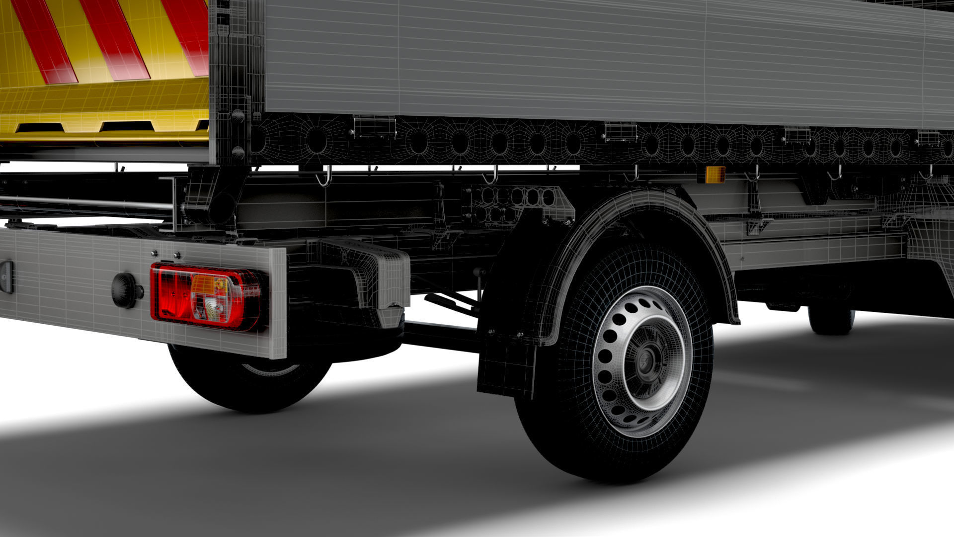 VW Crafter Single Cab Tipper 2021 3D model_10