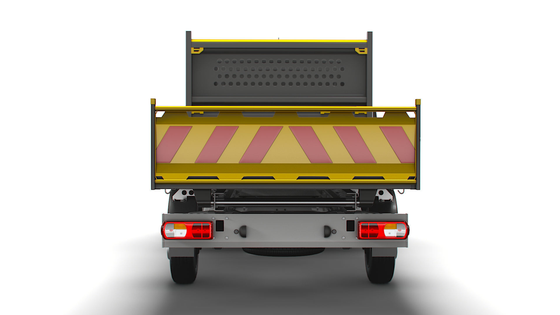 VW Crafter Single Cab Tipper 2021 3D model_20