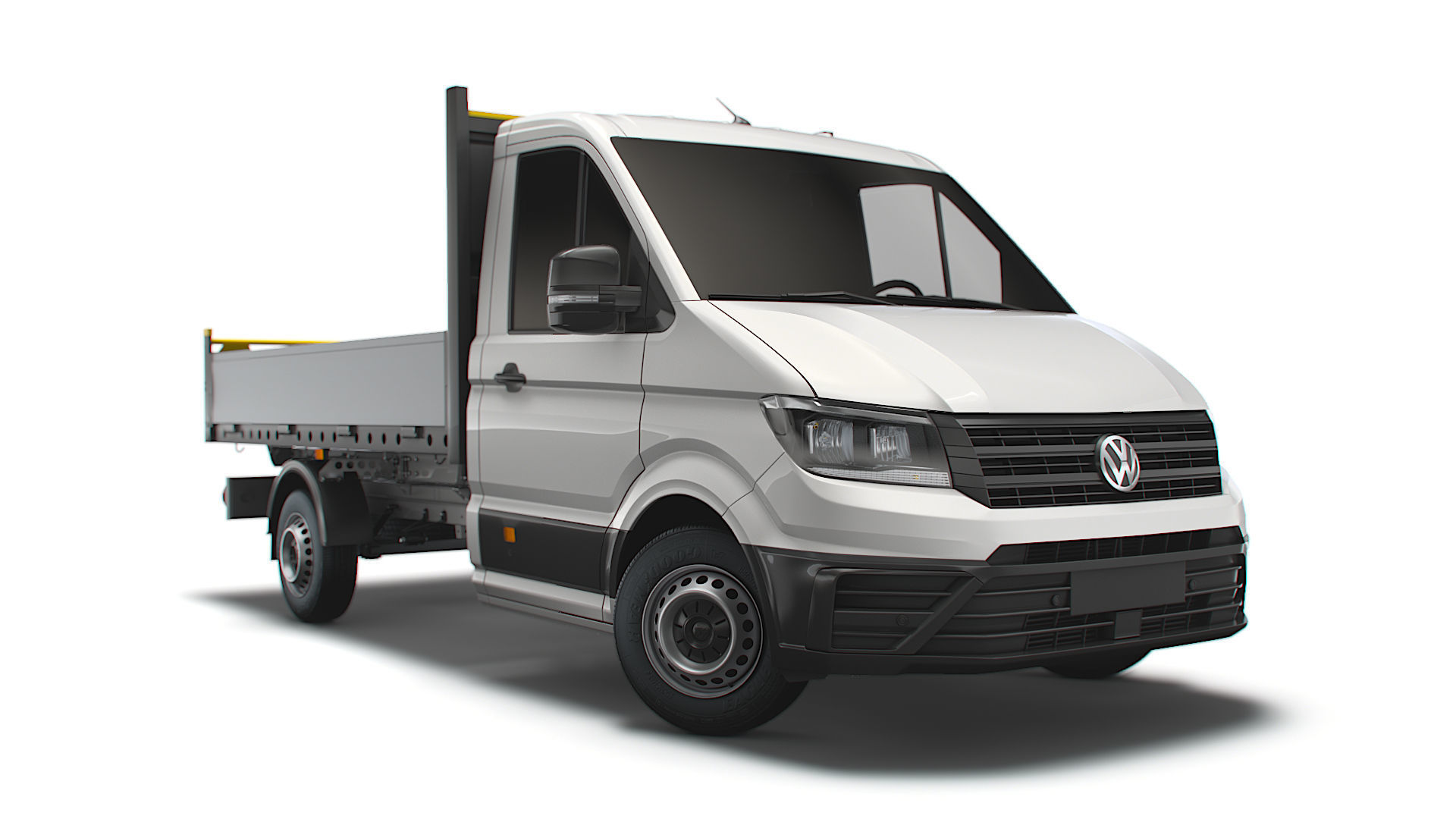 VW Crafter Single Cab Tipper 2021 3D model_11