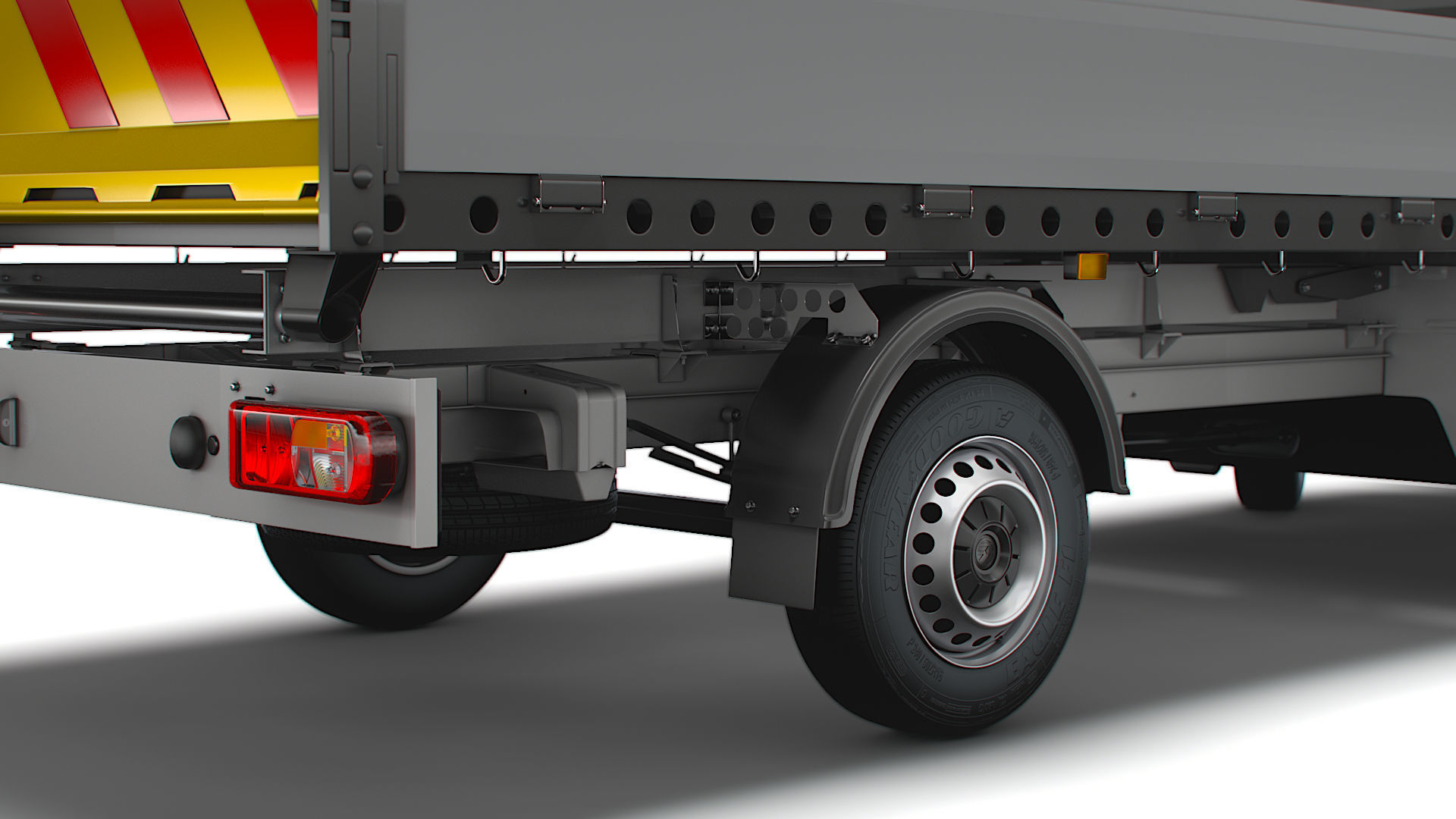 VW Crafter Single Cab Tipper 2021 3D model_21