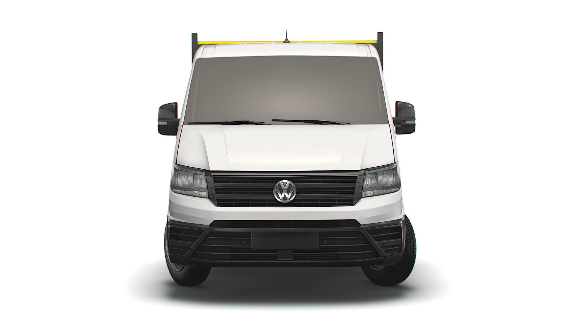 VW Crafter Single Cab Tipper 2021 3D model_16