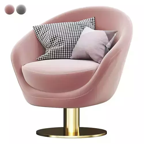Tonda swivel armchair