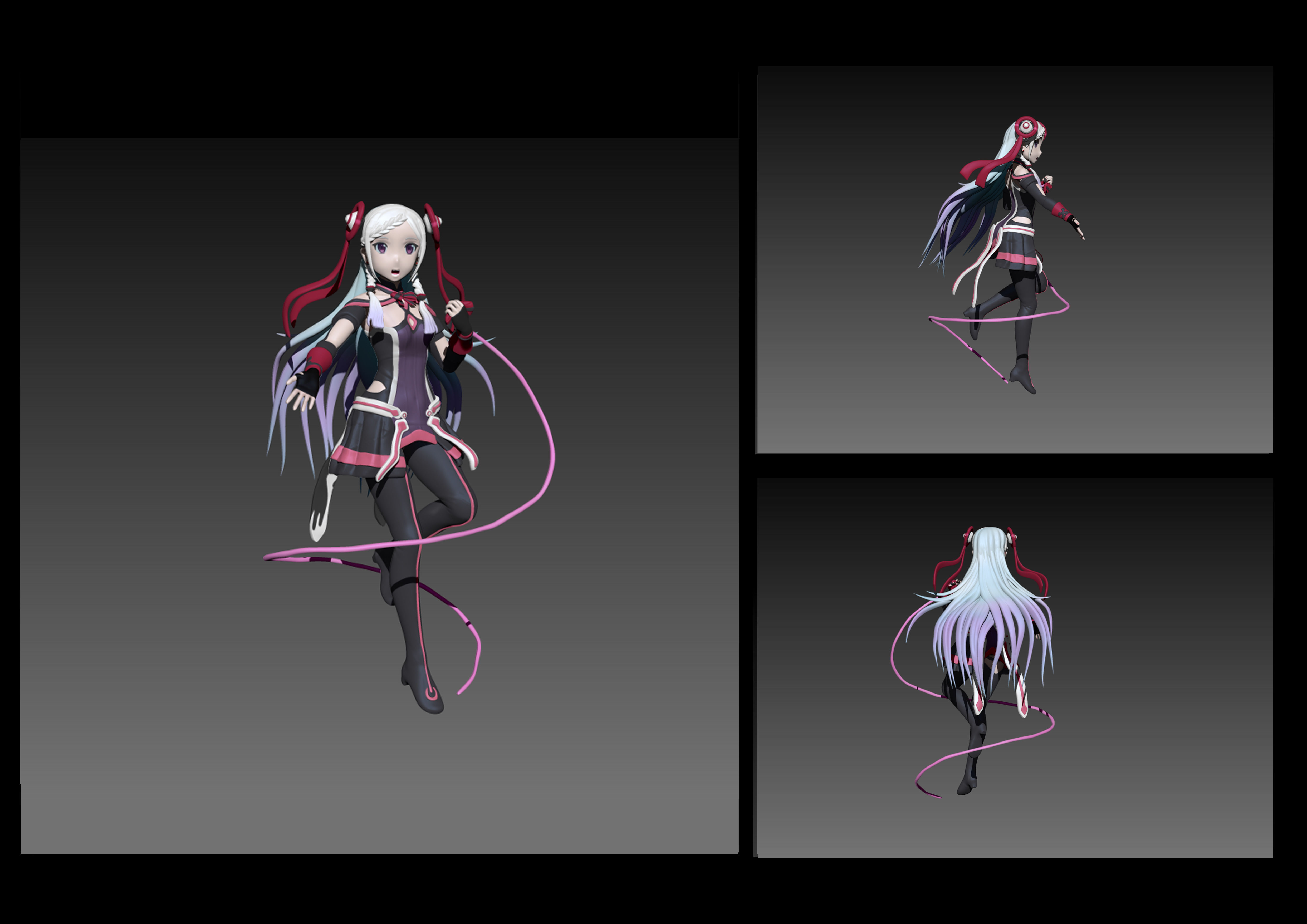 eiji and yuna 3D model 3D print model_2