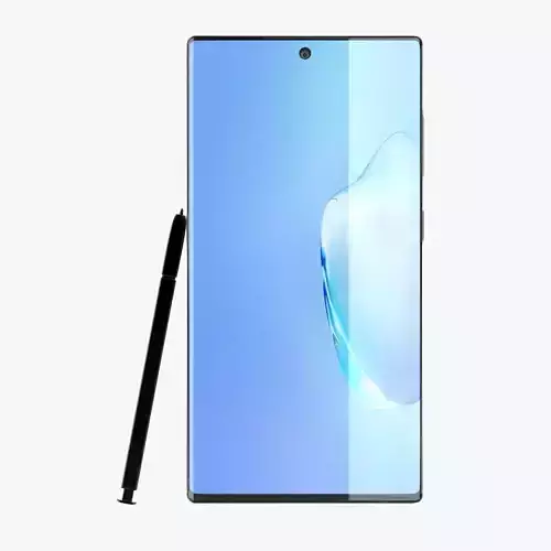 Samsung Galaxy Note 10 Low-poly 3D model