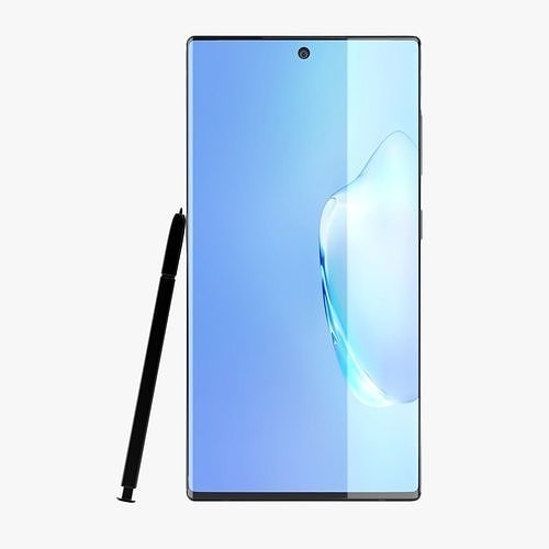 Samsung Galaxy Note 10 Low-poly 3D model