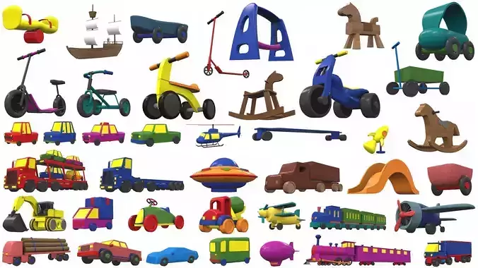 Cartoon toys pack vol 1