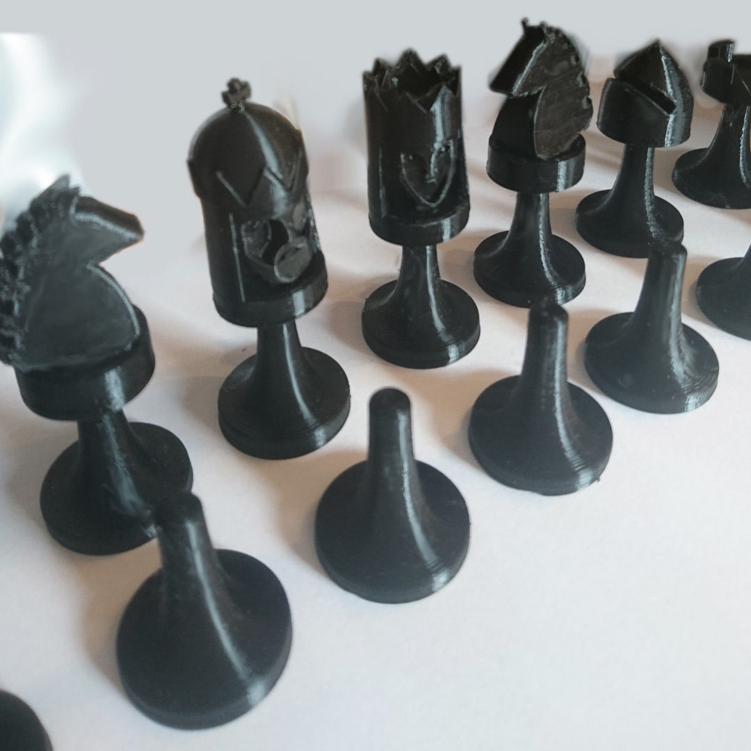 Chess design 3D print model_2