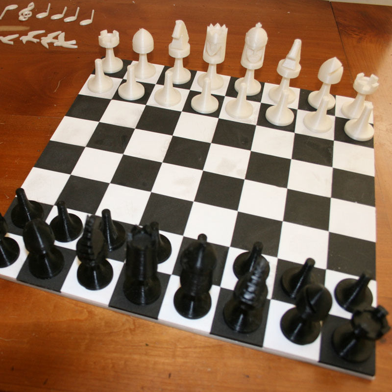 Chess design 3D print model_3