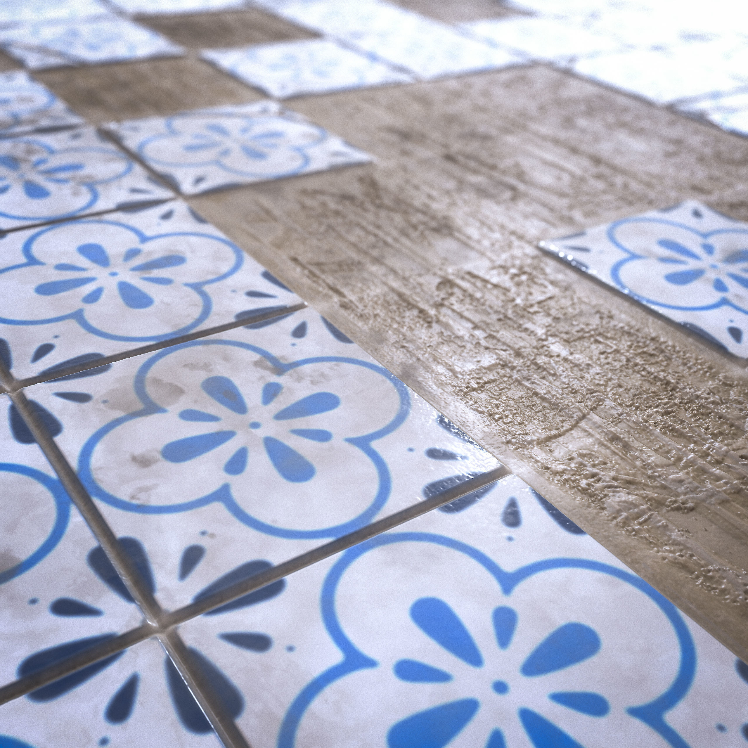 Old Portuguese tiles PBR Seamless texture Texture_1