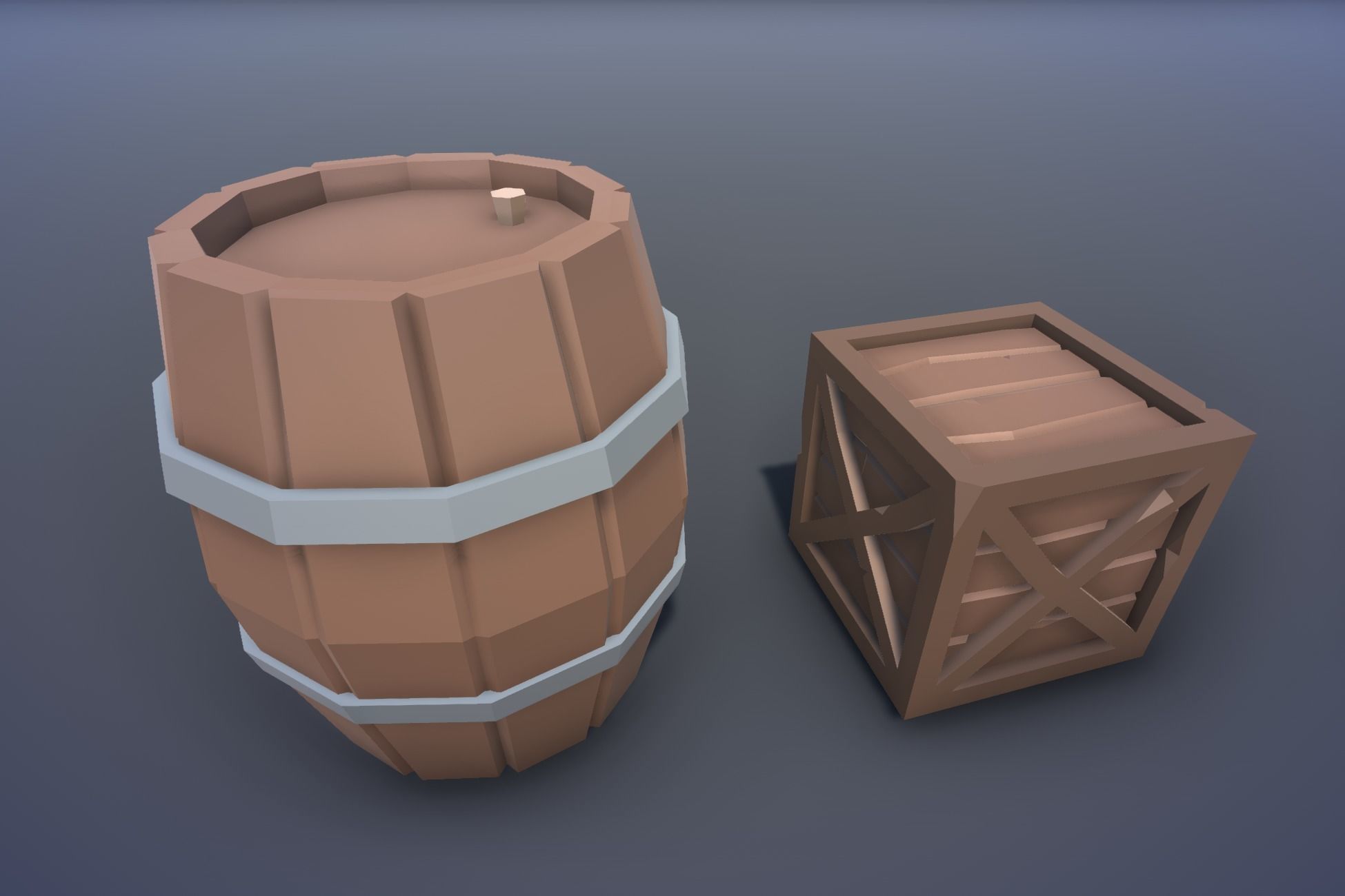 Free Mining Pack - Low Poly Ores and Gems and Tools and Props Free low-poly 3D model_6