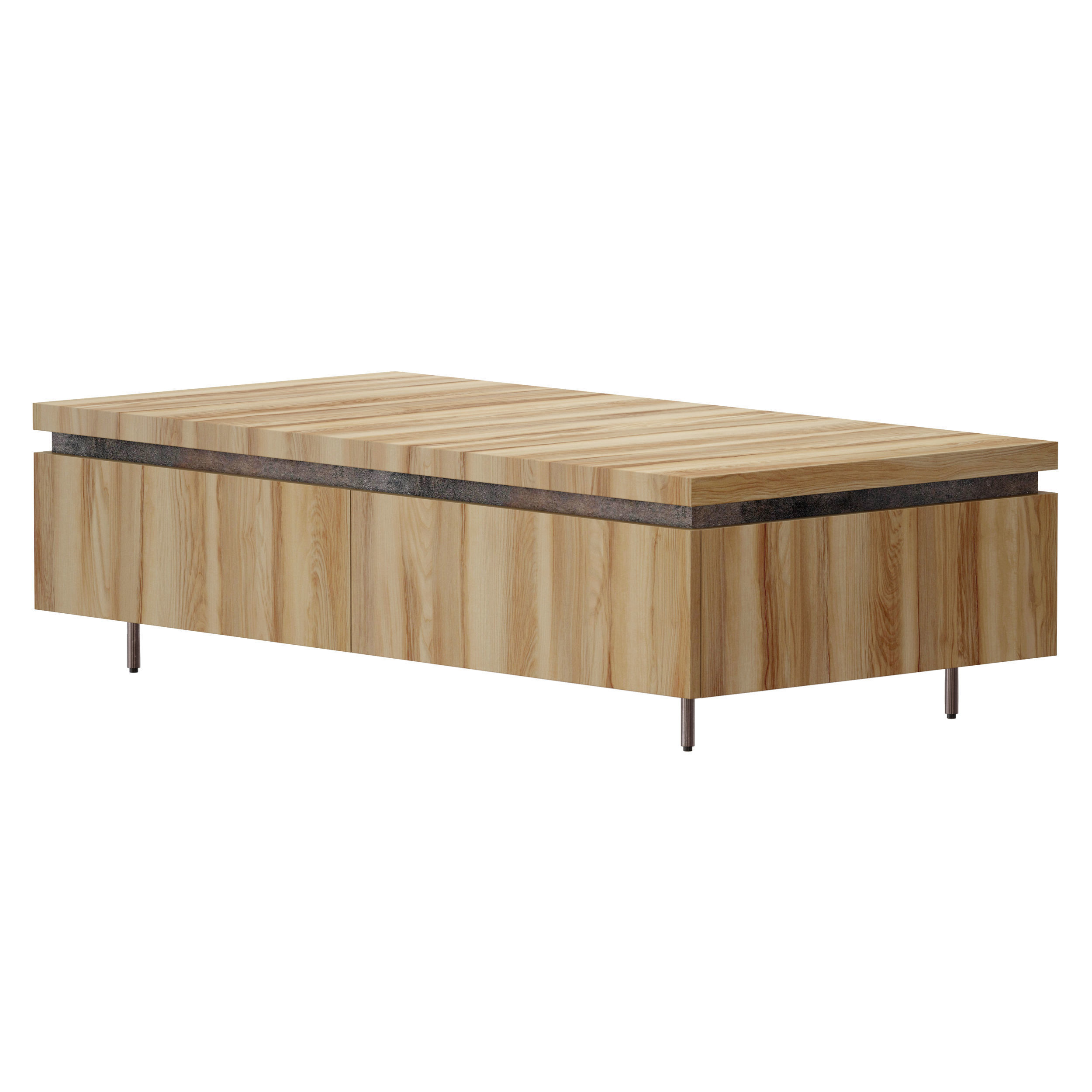 Whalen Coffee Table Crate and Barrel 3D model_6