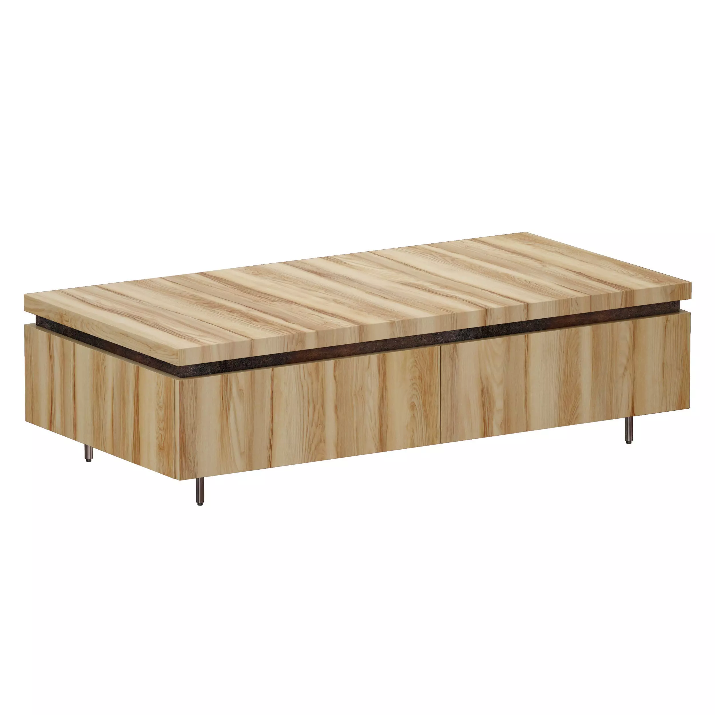 Whalen Coffee Table Crate and Barrel 3D model_0
