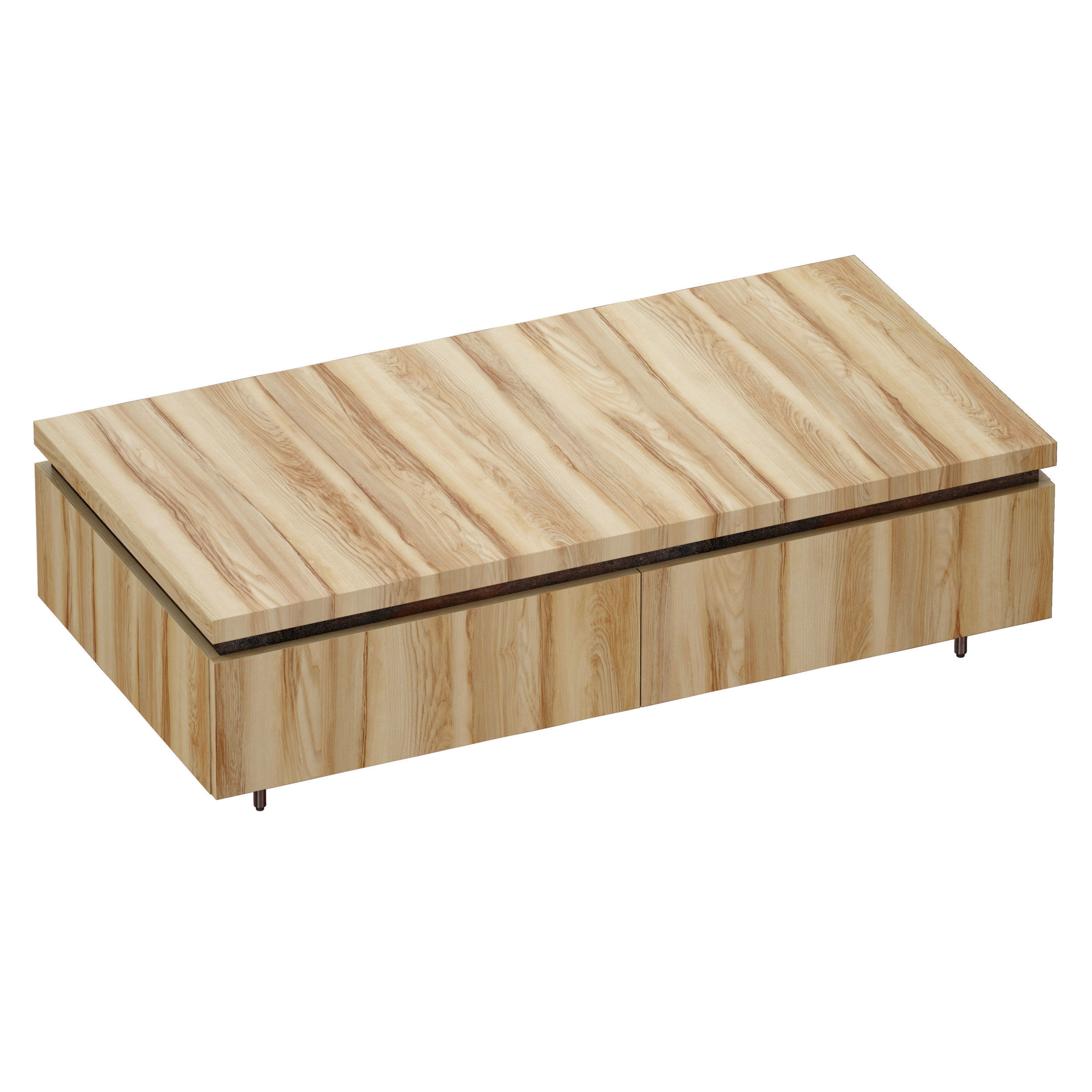 Whalen Coffee Table Crate and Barrel 3D model_3