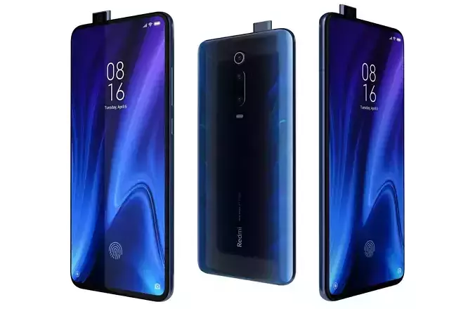Xiaomi Redmi K20 Pro Glacier blue 3D model