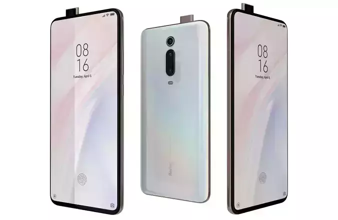 Xiaomi Redmi K20 Pro Pearl White 3D model