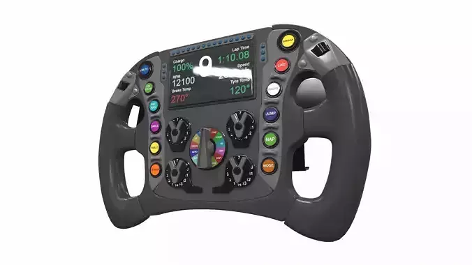 Car f1 steering wheel 2