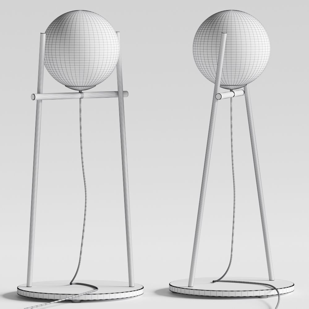 Ditre Italia Tondina Table Lamp 3D model_1