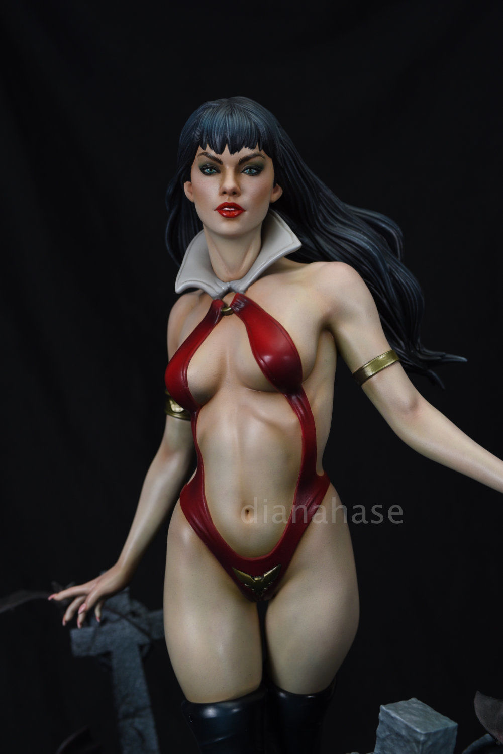 Vampirella dc comics female statue 3D print model_1