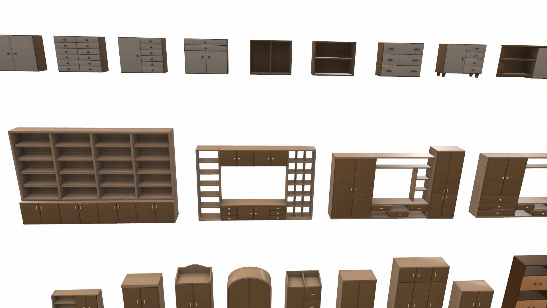 Cartoon furniture props pack vol 3 3D model_3