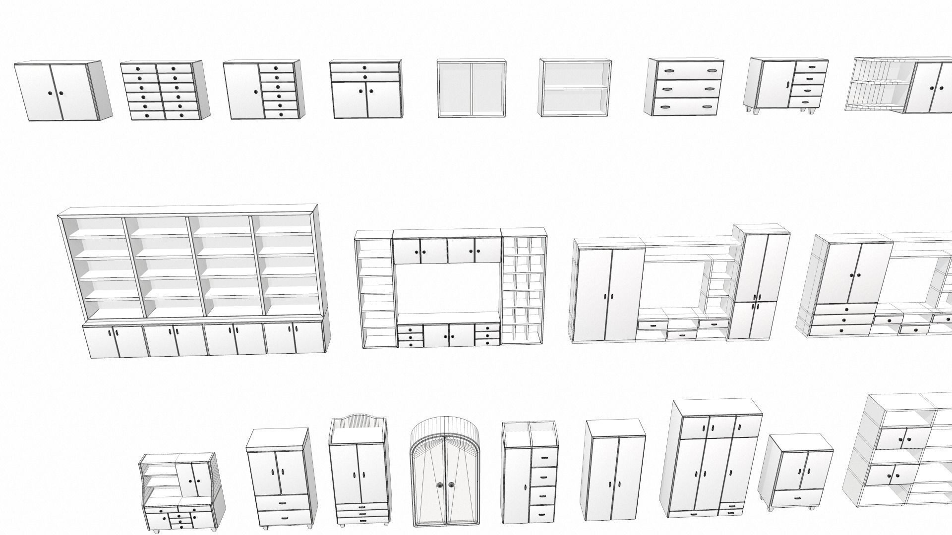 Cartoon furniture props pack vol 3 3D model_10