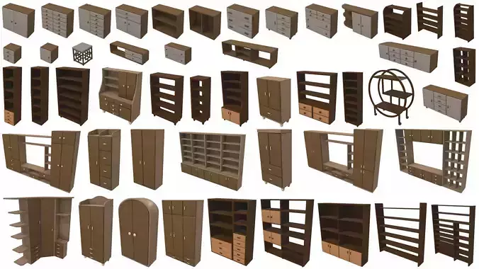 Cartoon furniture props pack vol 3