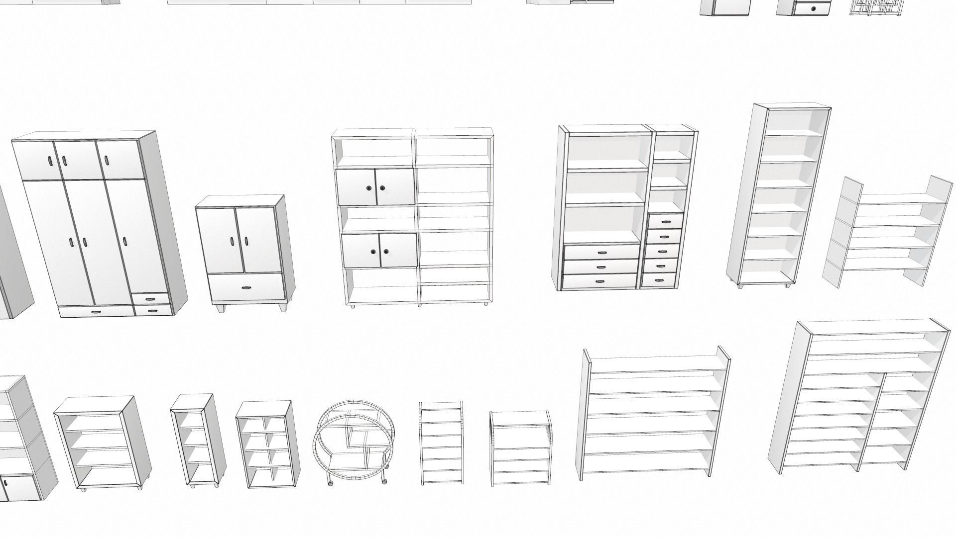 Cartoon furniture props pack vol 3 3D model_13