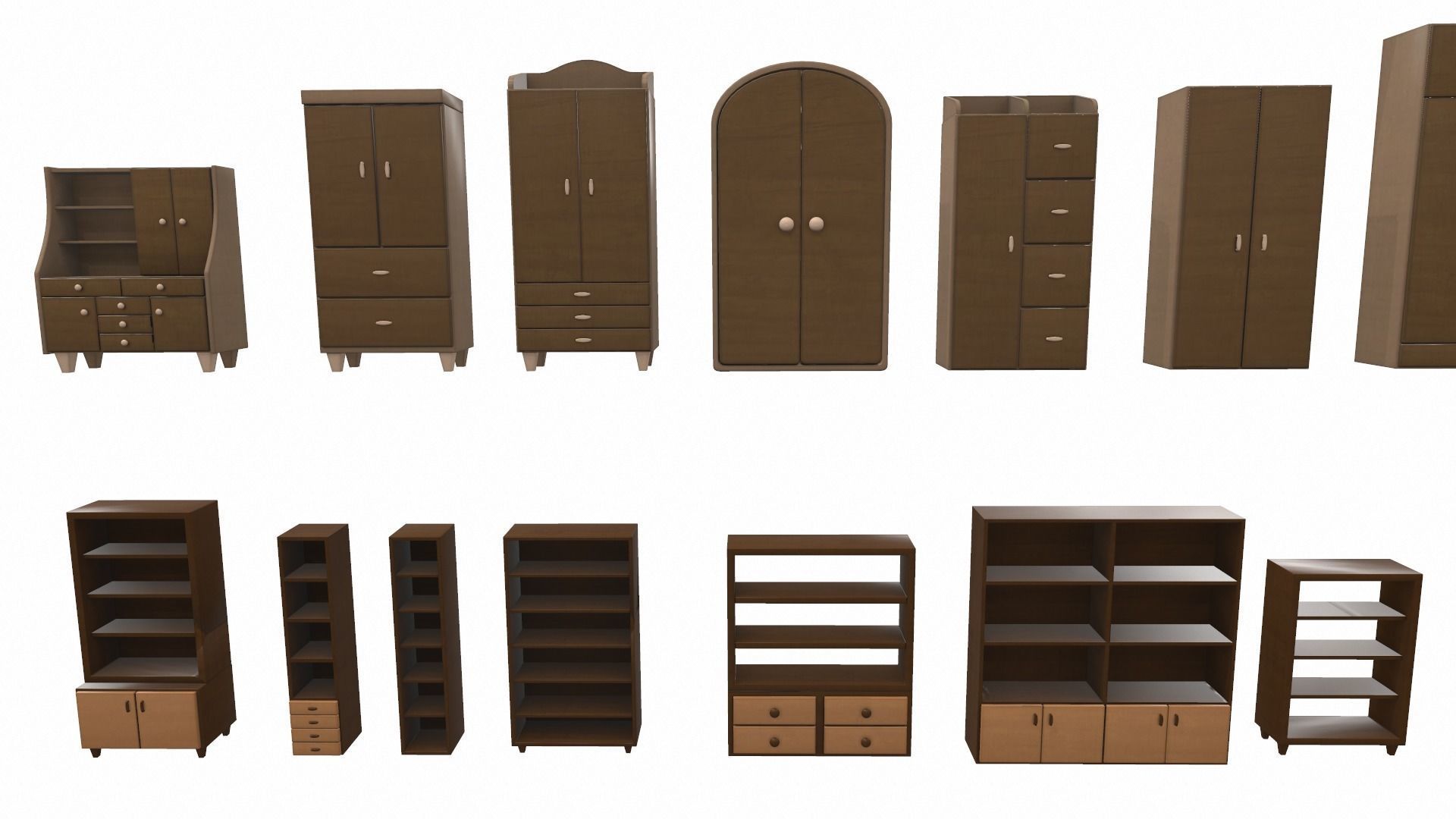 Cartoon furniture props pack vol 3 3D model_5